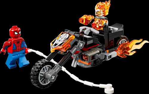蜘蛛侠大战骑着摩托车的恶灵骑士 (Ghost Rider) (LEGO 76335)